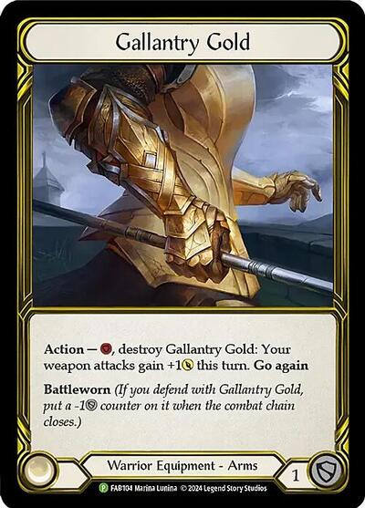 Gallantry Gold (Golden) - FAB104 (FAB104) [Flesh and Blood: Promo Cards]