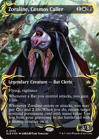 Zoraline, Cosmos Caller (Borderless) (Raised Foil) (355) [Bloomburrow]