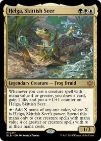 Helga, Skittish Seer (217) [Bloomburrow]