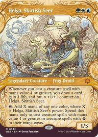 Helga, Skittish Seer (Showcase) (332) [Bloomburrow]