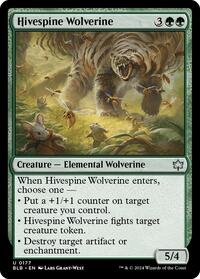 Hivespine Wolverine (177) [Bloomburrow]