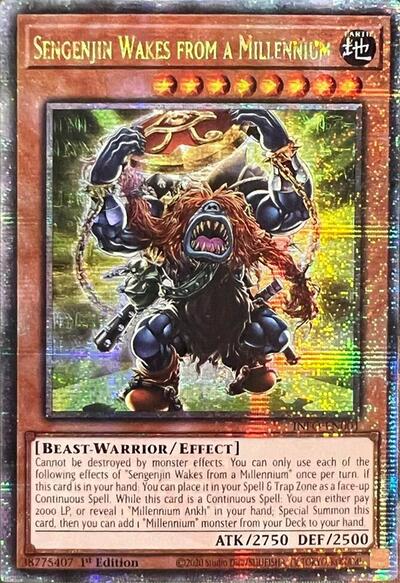 Sengenjin Wakes from a Millennium (Quarter Century Secret Rare) (INFO-EN001) [The Infinite Forbidden]