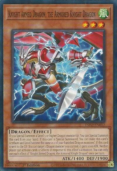 Knight Armed Dragon, the Armored Knight Dragon (INFO-EN012) [The Infinite Forbidden]