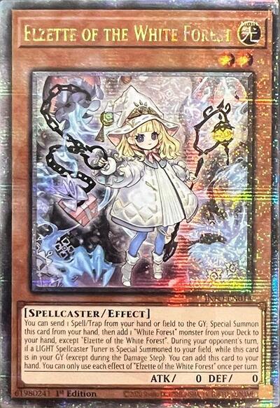 Elzette of the White Forest (Quarter Century Secret Rare) (INFO-EN014) [The Infinite Forbidden]