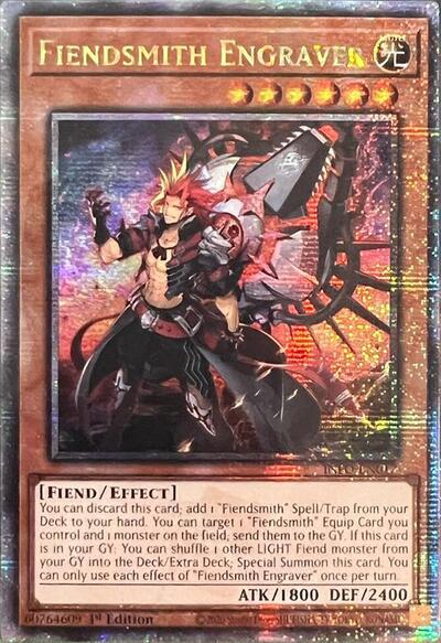 Fiendsmith Engraver (Quarter Century Secret Rare) (INFO-EN017) [The Infinite Forbidden]