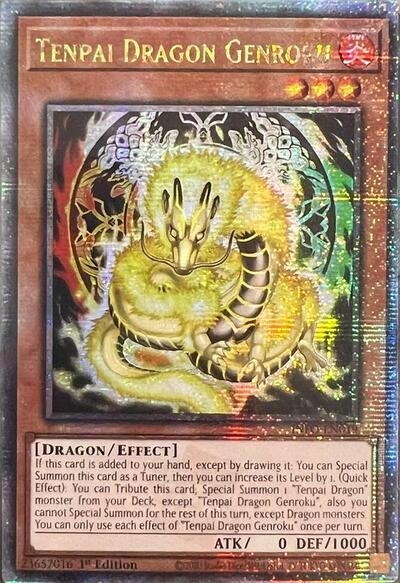 Tenpai Dragon Genroku (Quarter Century Secret Rare) (INFO-EN019) [The Infinite Forbidden]