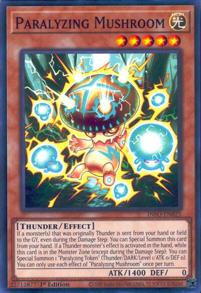 Paralyzing Mushroom (INFO-EN025) [The Infinite Forbidden]