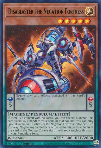 Disablaster the Negation Fortress (INFO-EN026) [The Infinite Forbidden]