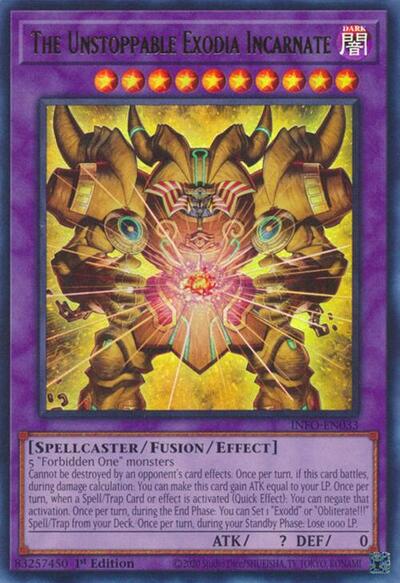The Unstoppable Exodia Incarnate (INFO-EN033) [The Infinite Forbidden]