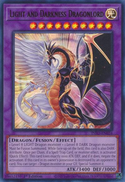 Light and Darkness Dragonlord (INFO-EN034) [The Infinite Forbidden]