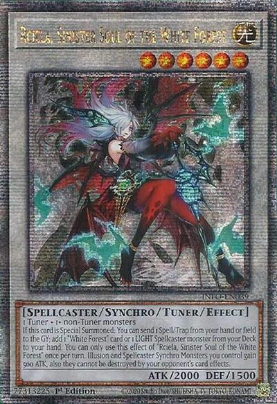 Rciela, Sinister Soul of the White Forest (Quarter Century Secret Rare) (INFO-EN039) [The Infinite Forbidden]