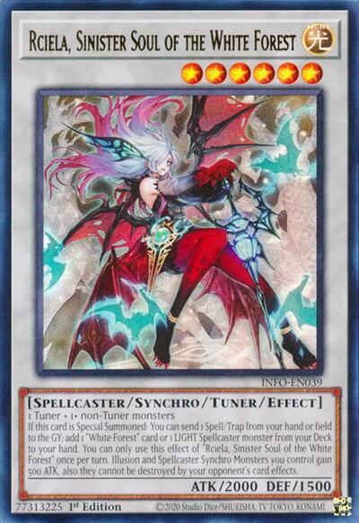 Rciela, Sinister Soul of the White Forest (INFO-EN039) [The Infinite Forbidden]