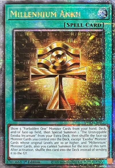Millennium Ankh (Quarter Century Secret Rare) (INFO-EN053) [The Infinite Forbidden]