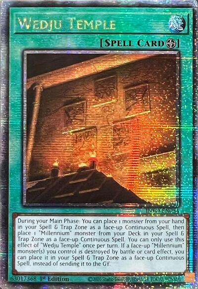 Wedju Temple (Quarter Century Secret Rare) (INFO-EN054) [The Infinite Forbidden]