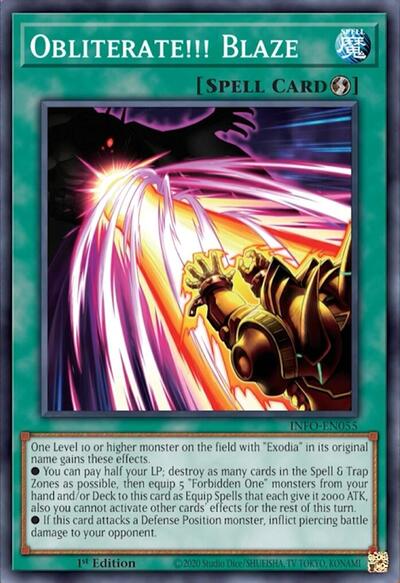 Obliterate!!! Blaze (INFO-EN055) [The Infinite Forbidden]