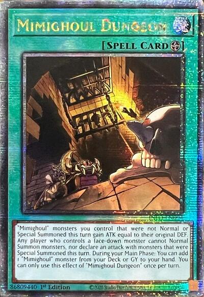 Mimighoul Dungeon (Quarter Century Secret Rare) (INFO-EN094) [The Infinite Forbidden]