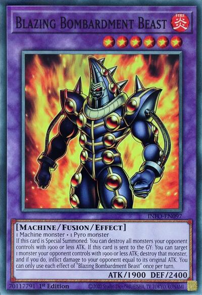 Blazing Bombardment Beast (INFO-EN097) [The Infinite Forbidden]