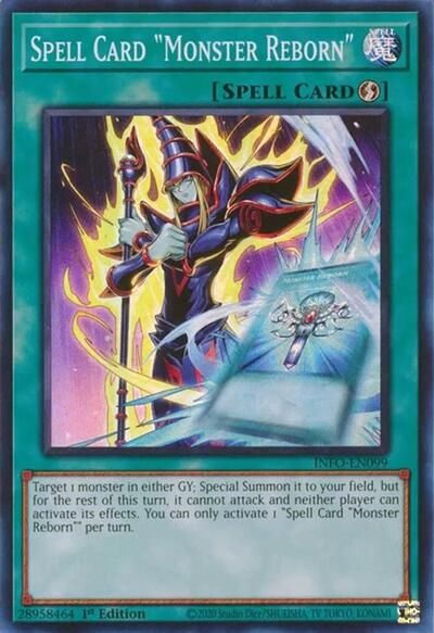 Spell Card "Monster Reborn" (INFO-EN099) [The Infinite Forbidden]
