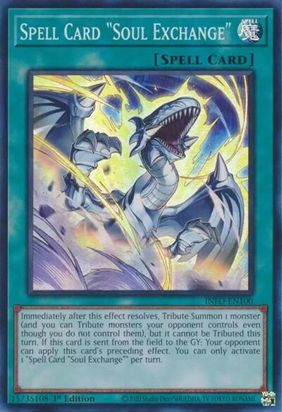 Spell Card "Soul Exchange" (INFO-EN100) [The Infinite Forbidden]