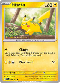 Pikachu - 025/165 (Pokemon Together) (025/165) [Miscellaneous Cards & Products]