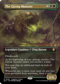 The Gitrog Monster (Borderless) (88) [Commander: Bloomburrow]
