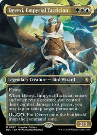 Derevi, Empyrial Tactician (Borderless) (87) [Commander: Bloomburrow]