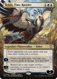Teferi, Time Raveler (Borderless) (92) [Commander: Bloomburrow]