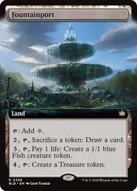 Fountainport (Extended Art) (368) [Bloomburrow]