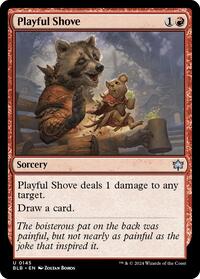 Playful Shove (145) [Bloomburrow]