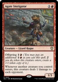Agate Instigator (21) [Commander: Bloomburrow]