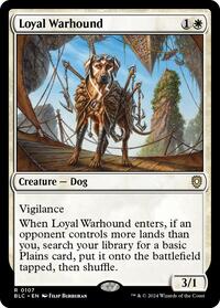 Loyal Warhound (107) [Commander: Bloomburrow]