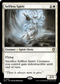 Selfless Spirit (153) [Commander: Bloomburrow]