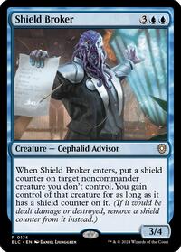 Shield Broker (174) [Commander: Bloomburrow]