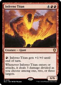 Inferno Titan (198) [Commander: Bloomburrow]
