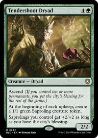 Tendershoot Dryad (242) [Commander: Bloomburrow]