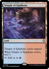Temple of Epiphany (340) [Commander: Bloomburrow]