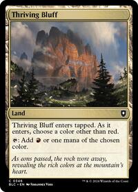 Thriving Bluff (346) [Commander: Bloomburrow]