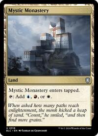 Mystic Monastery (318) [Commander: Bloomburrow]