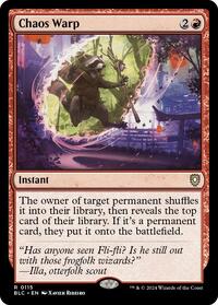 Chaos Warp (115) [Commander: Bloomburrow]