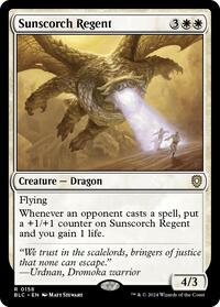 Sunscorch Regent (158) [Commander: Bloomburrow]
