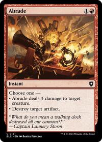 Abrade (191) [Commander: Bloomburrow]