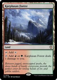 Karplusan Forest (314) [Commander: Bloomburrow]