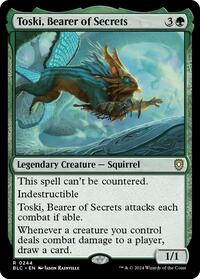 Toski, Bearer of Secrets (244) [Commander: Bloomburrow]