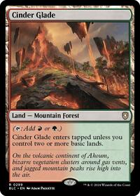 Cinder Glade (299) [Commander: Bloomburrow]