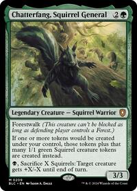 Chatterfang, Squirrel General (209) [Commander: Bloomburrow]