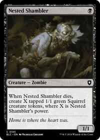 Nested Shambler (185) [Commander: Bloomburrow]