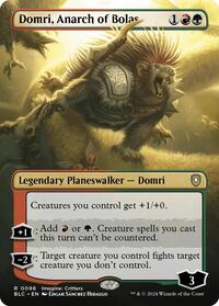Domri, Anarch of Bolas (Borderless) (98) [Commander: Bloomburrow]