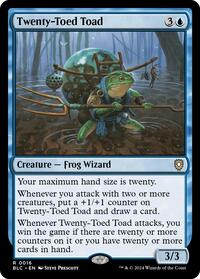 Twenty-Toed Toad (16) [Commander: Bloomburrow]