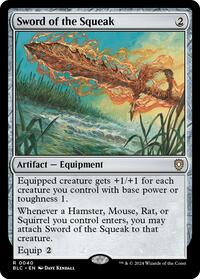 Sword of the Squeak (40) [Commander: Bloomburrow]