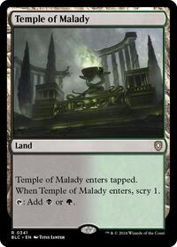 Temple of Malady (341) [Commander: Bloomburrow]